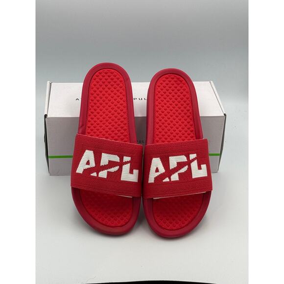 $130 APL Big Logo TechLoom Slide Red/White Size 10M - Picture 1 of 4